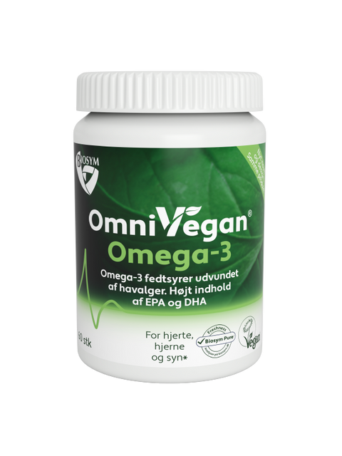 Biosym OmniVegan omega-3 60 kapsler