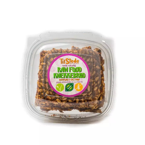 Raw Food Knekkebrød Frøbrød, 140 g, glutenfri