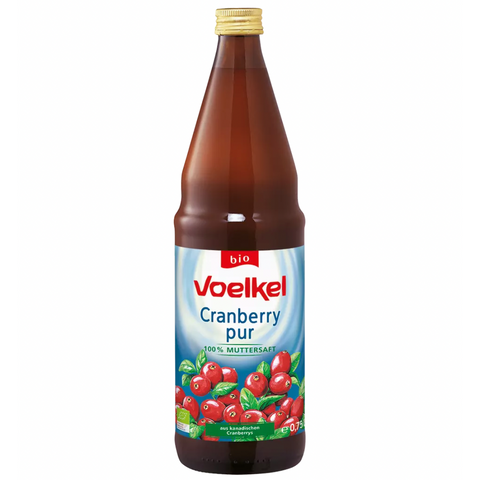 Cranberry juice, 0,75L, Voelkel