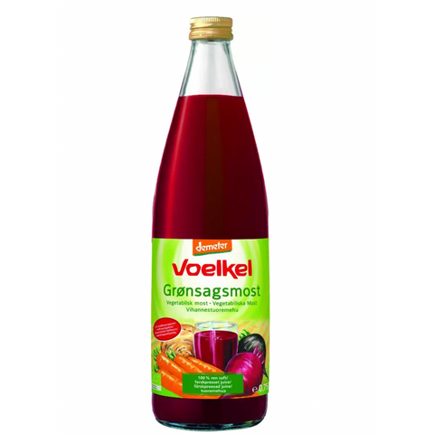 Grønnsaksmost, melkesyregjæret, 0,7L, Voelkel