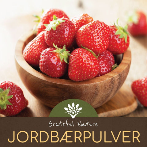 Jordbærpulver - Frysetørket  - 250g