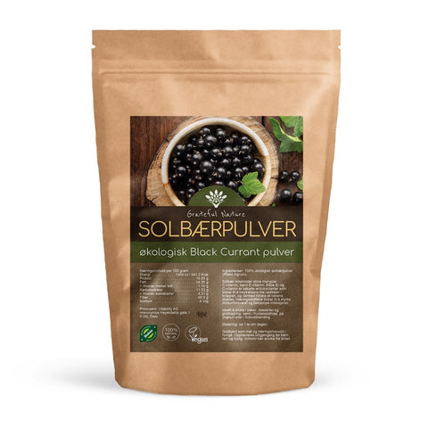 Solbærpulver - Blackcurrant powder - 250 g