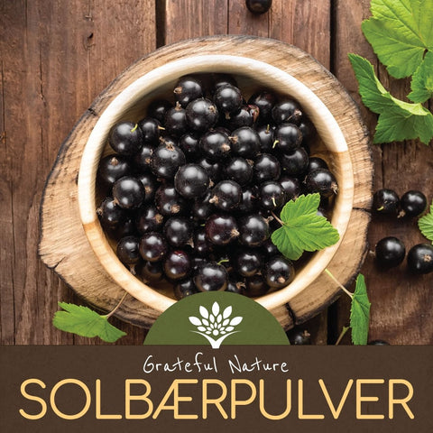 Solbærpulver - Blackcurrant powder - 250 g